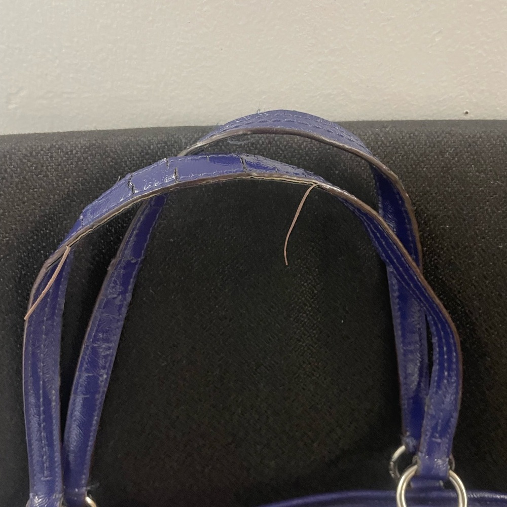 Coach Vibrant Patterned Tote With Blue Accents - image 3